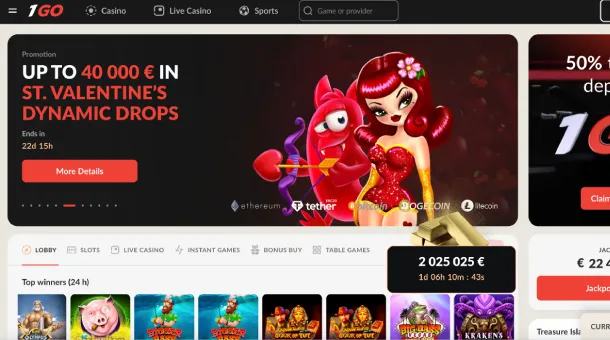 Обзор 1Go Casino, охватывающий выбор игр, способы оплаты и поддержку клиентов.