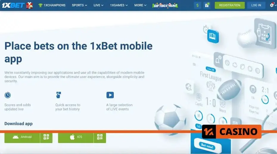 Мобильное приложение 1xbet для удобных игр и ставок на устройствах iOS и Android