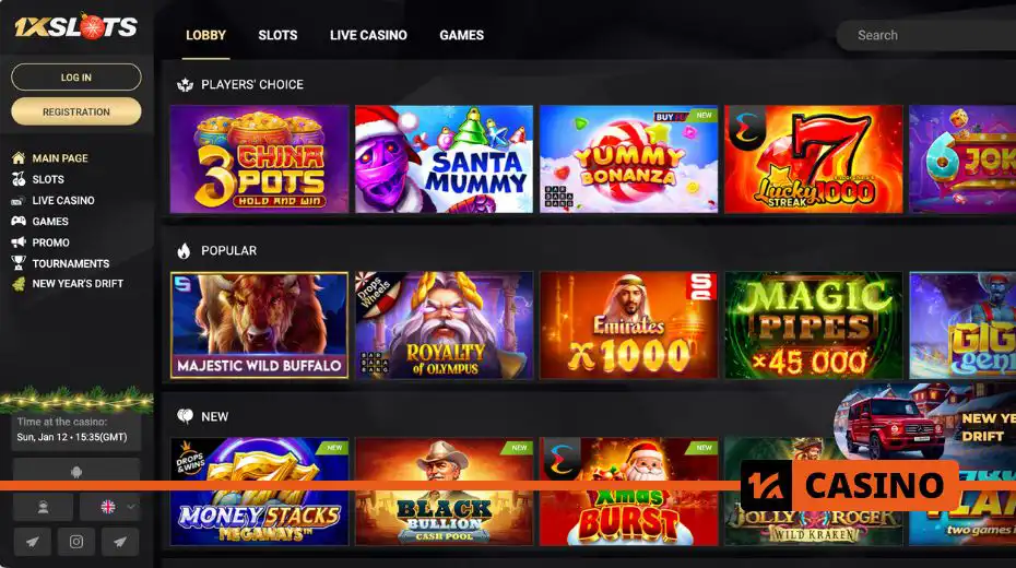 Игры 1xslots включают видеослоты, прогрессивные джекпоты и варианты с живыми дилерами