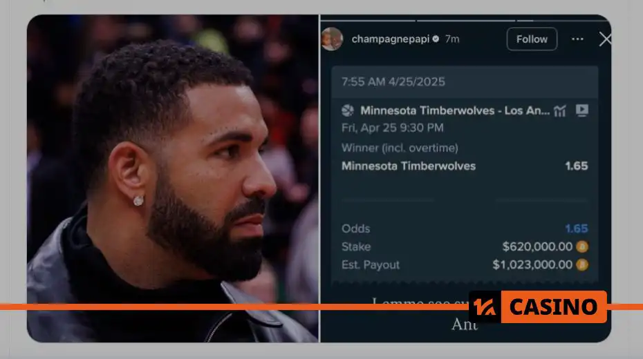 Drake nasıl bahis yapıp bir milyon dolar kazandı?