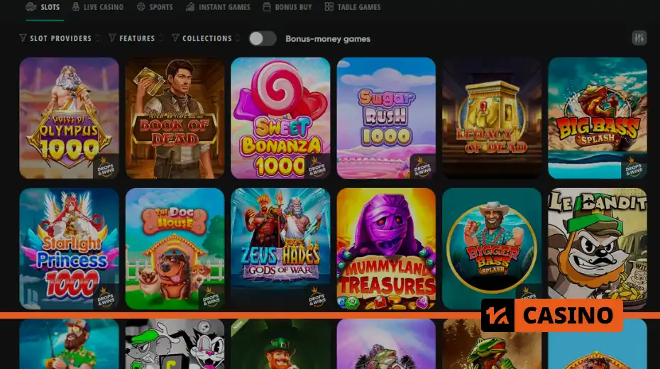 Where to find Drip casino slot machines
