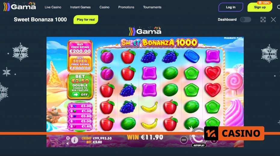 Gama casino promo code no-deposit bonus providing 100 free spins for new users