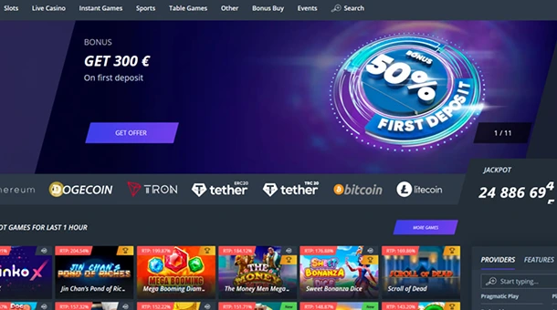 Jet casino: ana sayfa oyun bölümleri ve bonus teklifleri