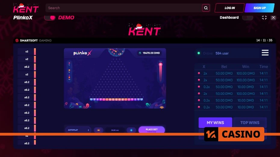 Демоверсия Kent Casino: пробные игры без депозитов