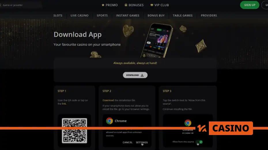 Lex casino iOS uygulaması: App Store üzerinden casinoya giriş yap