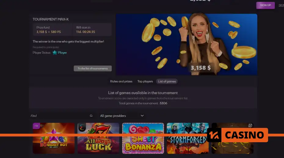 MAX-X Tournament at Sykaaa casino how to participate