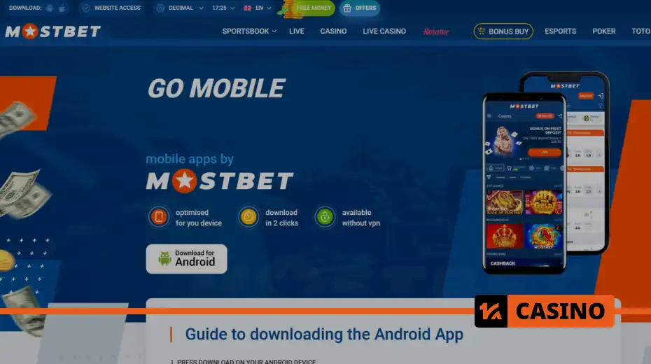 Mostbet apk скачать последнюю версию приложения для ставок