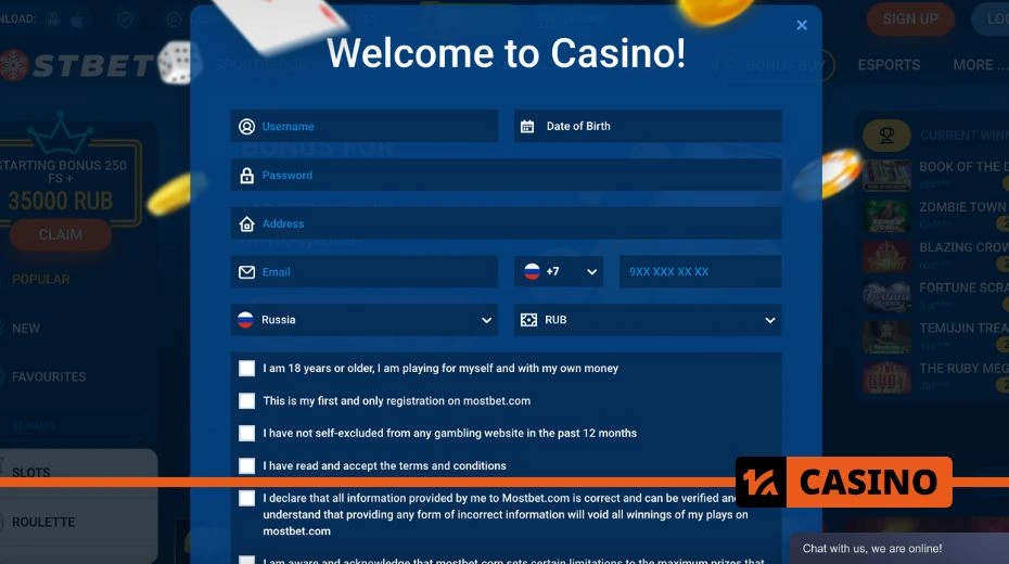 Mostbet registration process to quickly create an account for betting