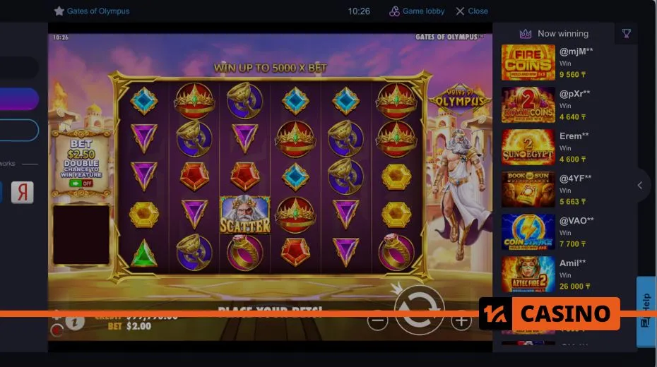 Neon Win Casino demo version allowing players to try games without real money deposits