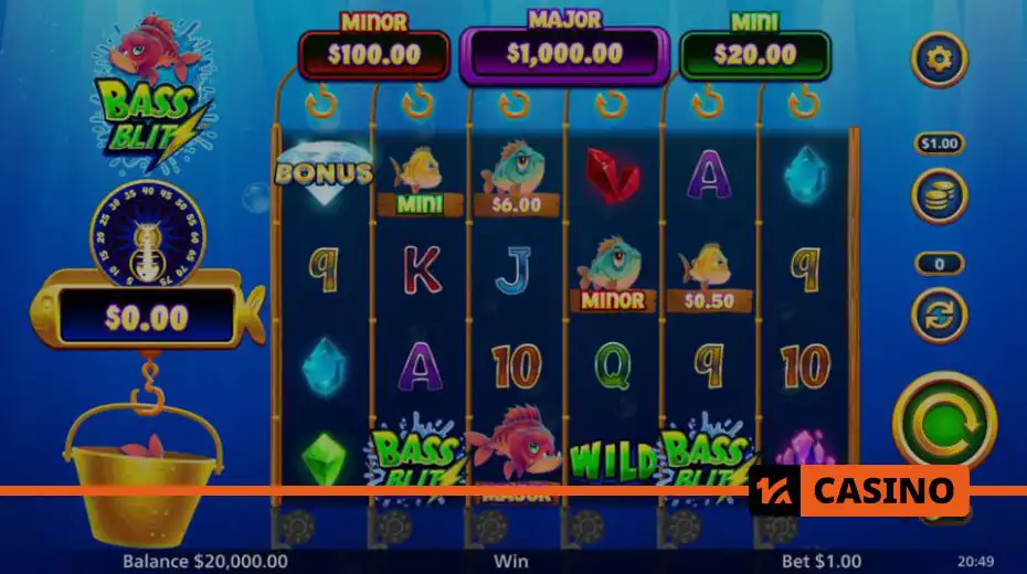 Bass Blitz by Light & Wonder - Fishing for Jackpots and Bonus Choices