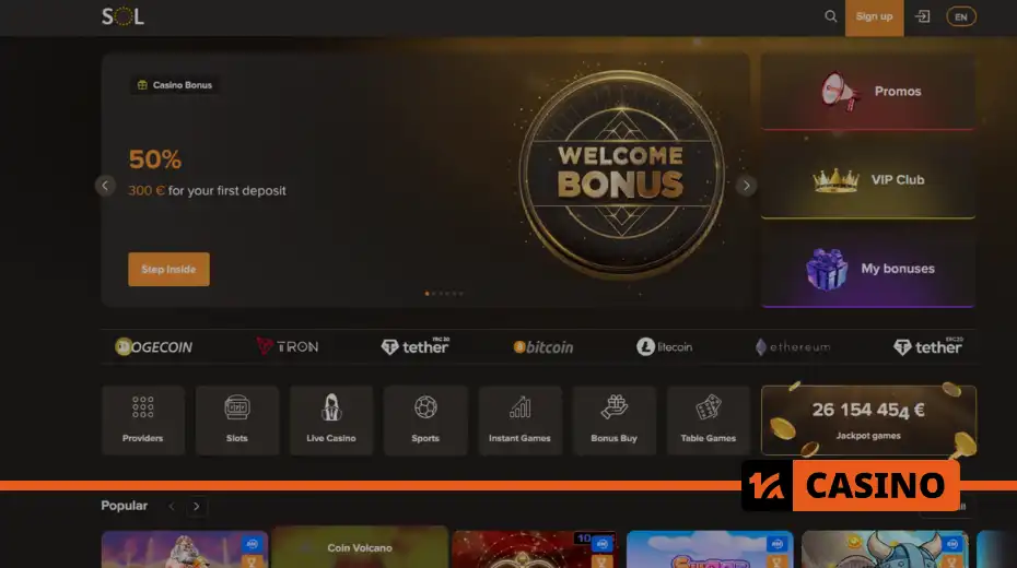Sol casino сайты: айнаны және қолжетімді сілтемені қайдан табуға болады