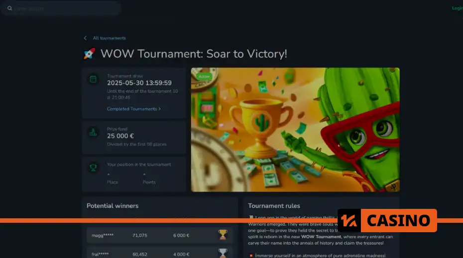 Cactus casino'da wow turnuvası: pragmatic play oyunlarının listesi